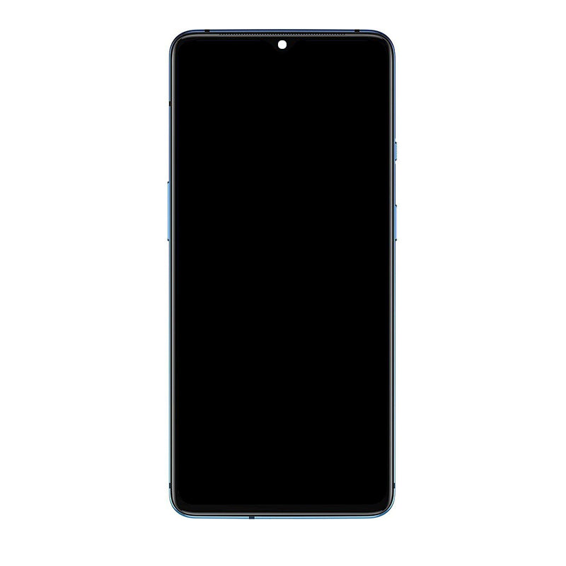 OEM Screen Replacement with Frame for Oneplus 7T Blue