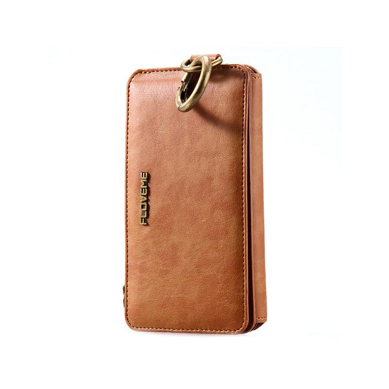 classic high quality leather wallet card slot case for Samsung