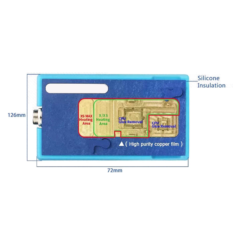 SS-T12A-X3 3 In 1 Heating Plate For iPhone X XS XS MAX