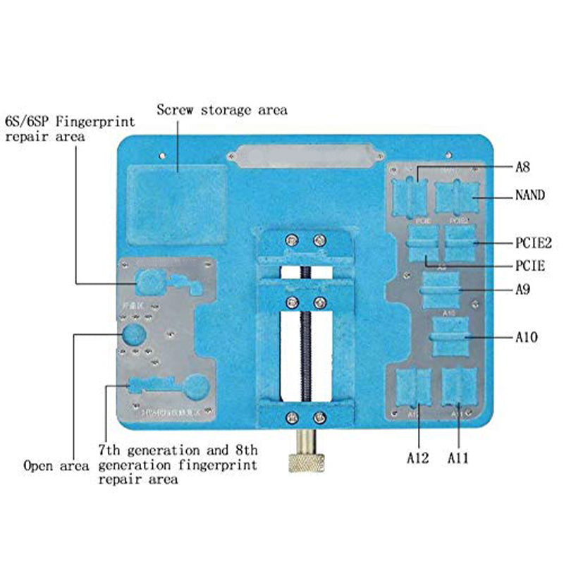 Repair Fixture Heat Resistant Universal PCB Holder SS-601J