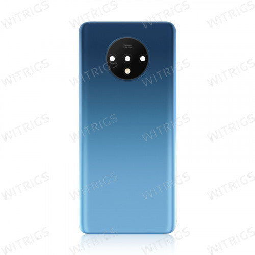 Custom Battery Cover with Camera Cover for OnePlus 7T Blue