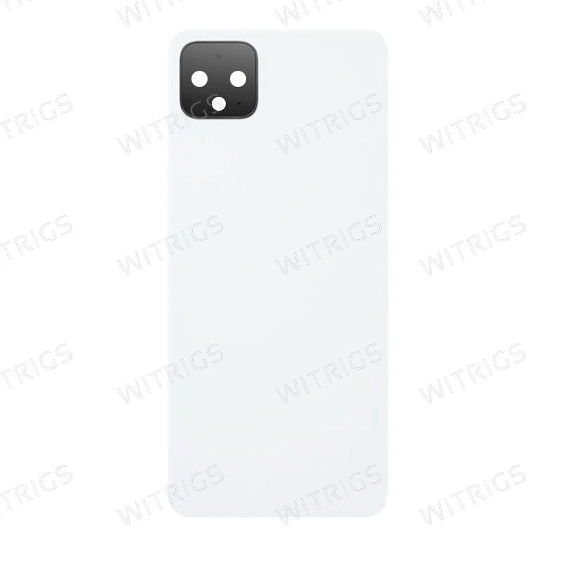 Custom Battery Cover with Camera Cover for Google Pixel 4 XL White