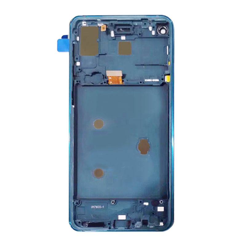 TFT-LCD Screen Replacement with Frame for Samsung Galaxy A8s Blue