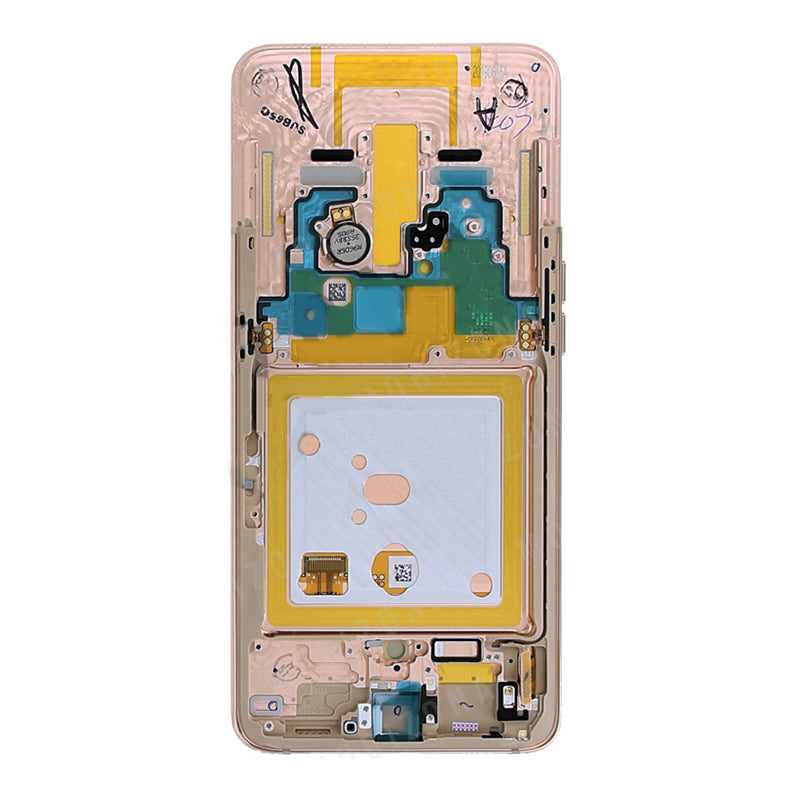 OEM Screen Replacement with Frame for Samsung Galaxy A80 Gold