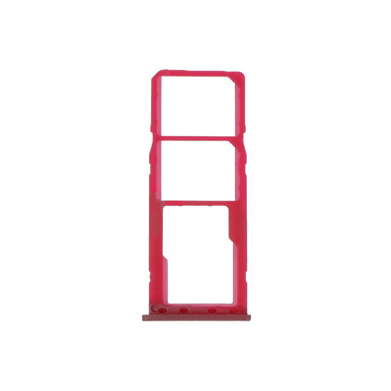 OEM SIM Dual Card Tray for Samsung Galaxy M40 Red