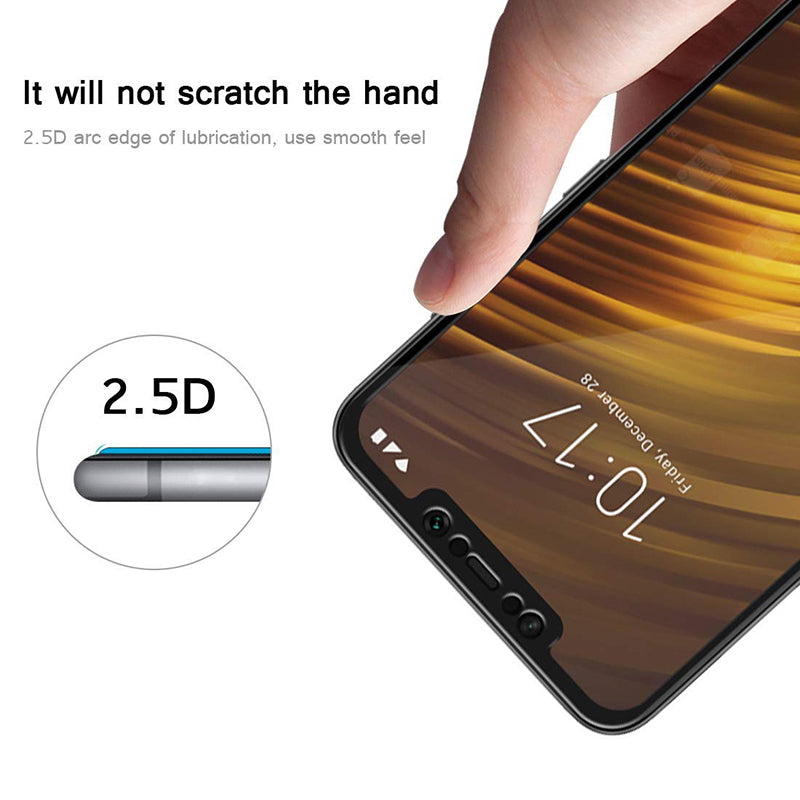 Full Tempered Glass Screen Protector for Xiaomi Pocophone F1 Black