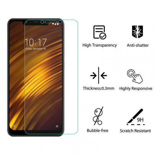 Full Tempered Glass Screen Protector for Xiaomi Pocophone F1 Transparent