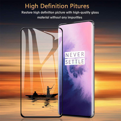 Full Tempered Glass Screen Protector for OnePlus 7T Pro Black