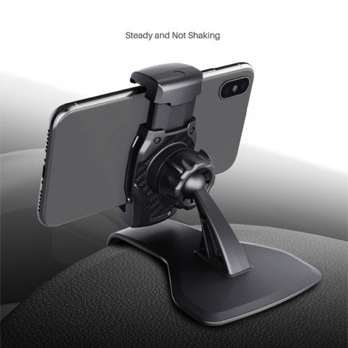360-Degree Rotating Dashboard Clip Mount Car Phone Stand