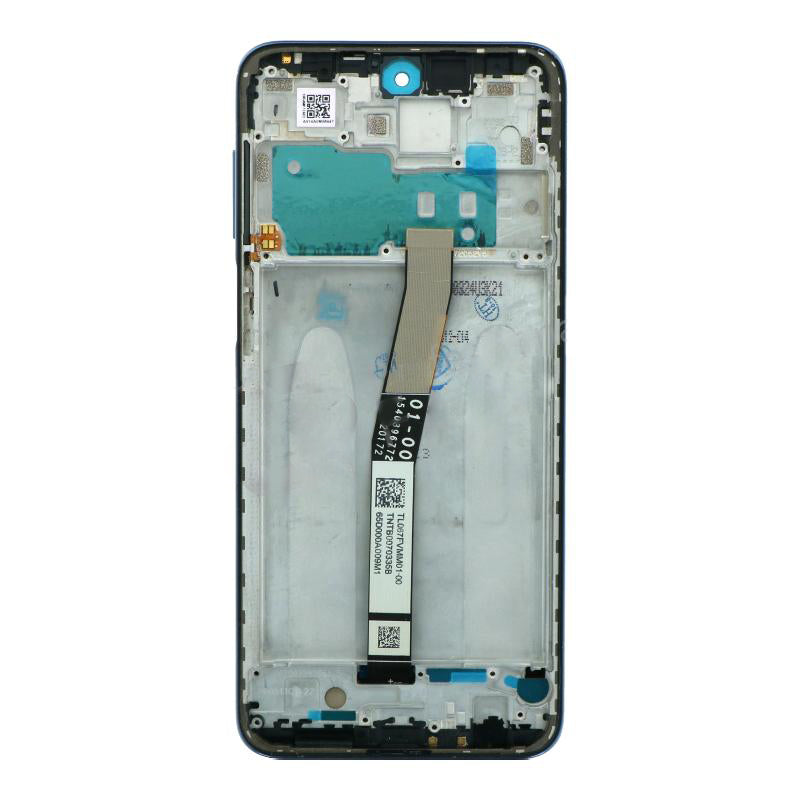 OEM Screen Replacement with Frame for Redmi Note 9 Pro Grey