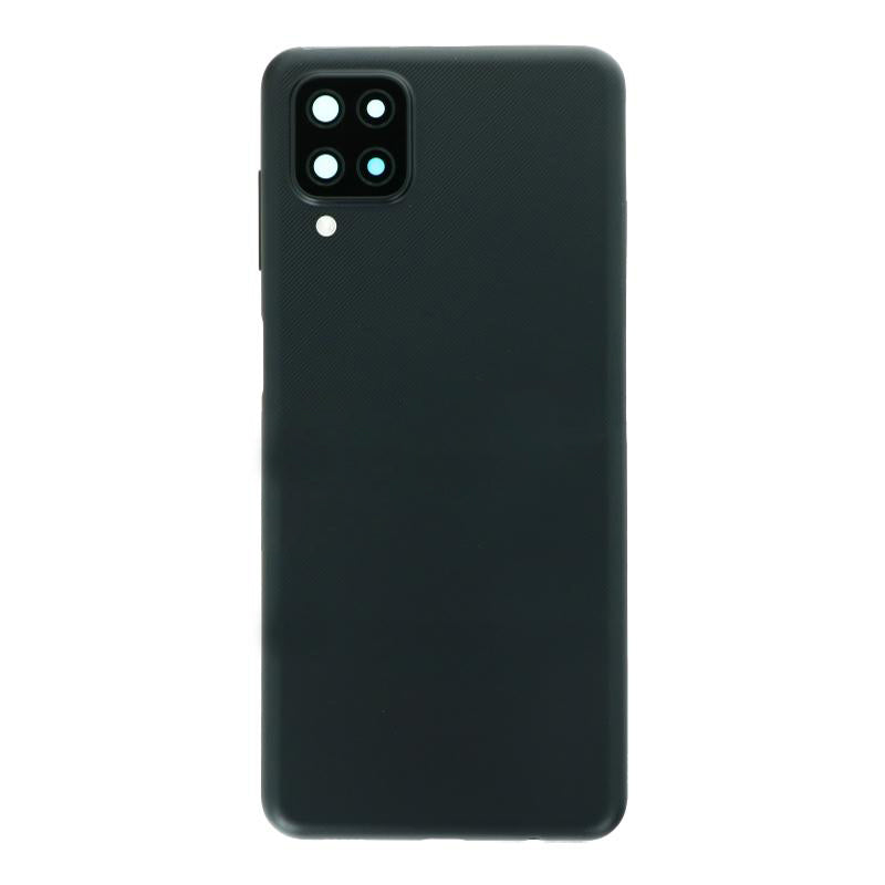 OEM Battery Cover with Camera Cover for Samsung Galaxy A12 Black
