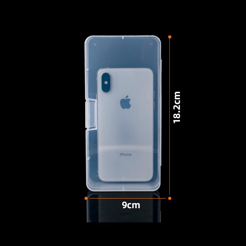 Phone Parts Transparent Plastic Storage Box 5pcs