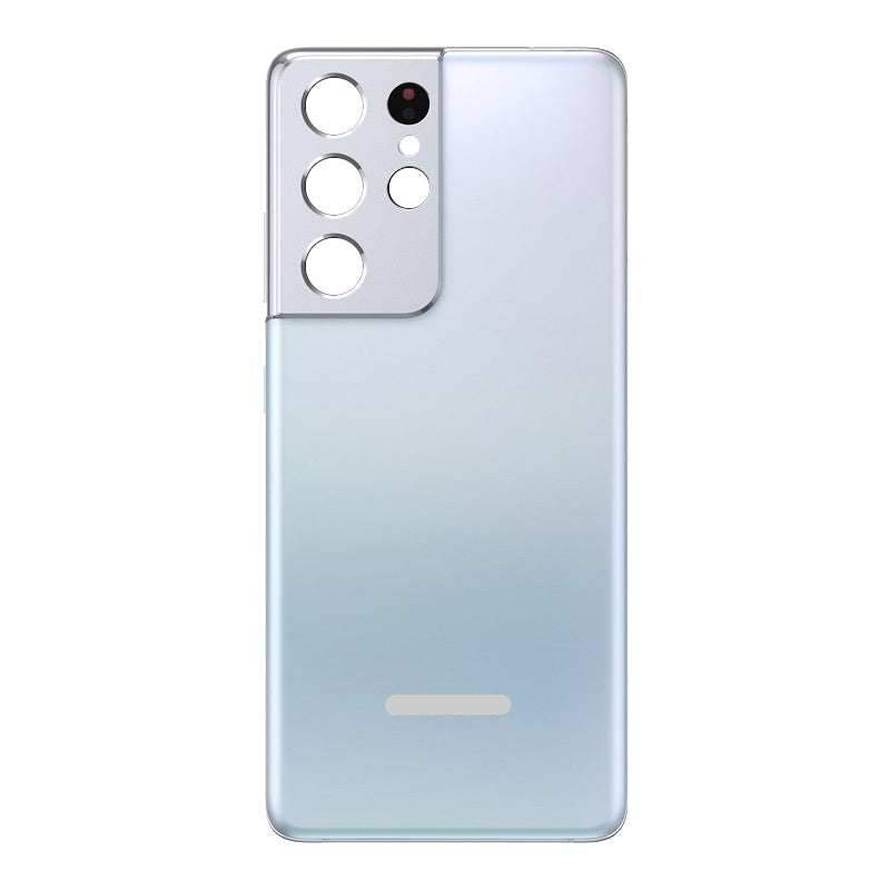 OEM Battery Cover with Camera Glass for Samsung Galaxy S21 Ultra Silver
