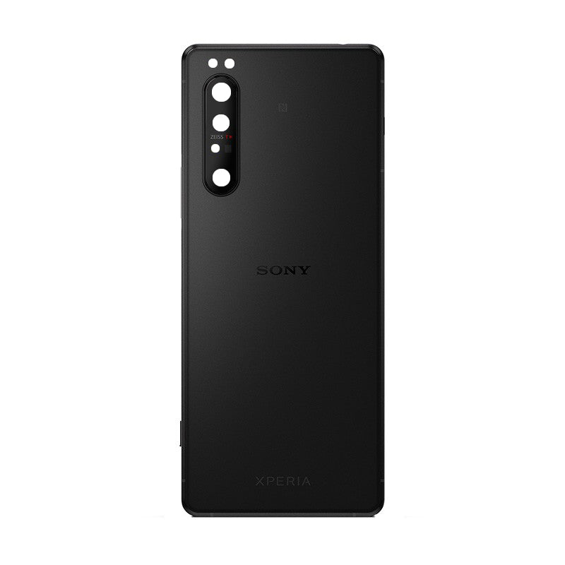 Custom Battery Cover with Camera Cover for Sony Xperia 1 II Black