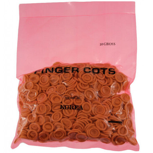 Disposable Anti-static Finger Gloves (Orange-L)