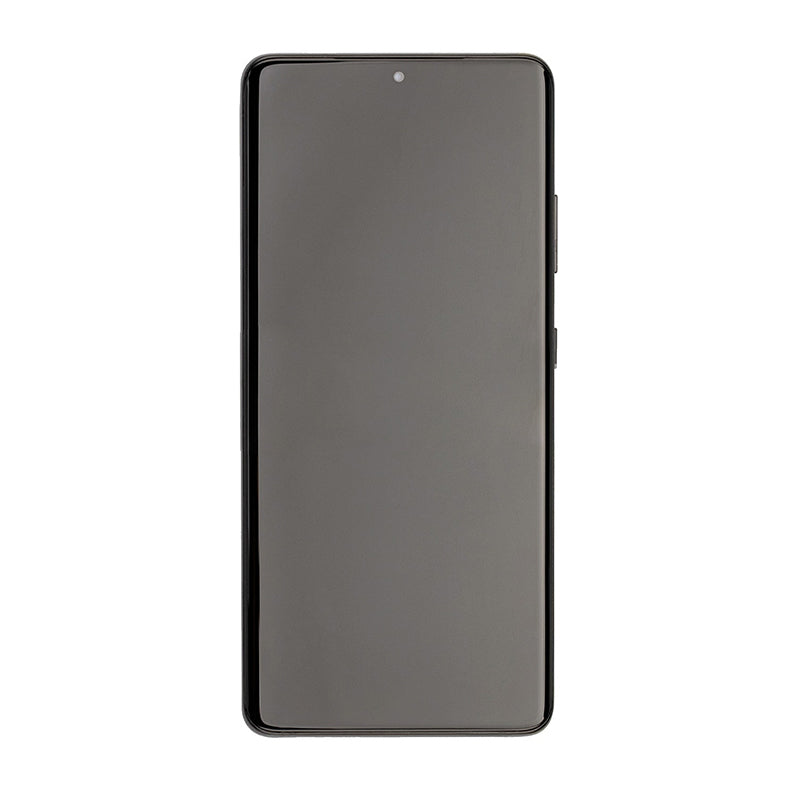 OEM Screen Replacement with Frame for Samsung Galaxy S21 Ultra 5G Black