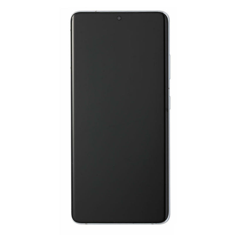 OEM Screen Replacement with Frame for Samsung Galaxy S21 PLUS Silver