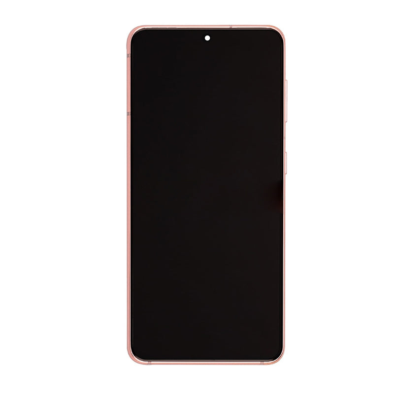 OEM Screen Replacement with Frame for Samsung Galaxy S21 Pink