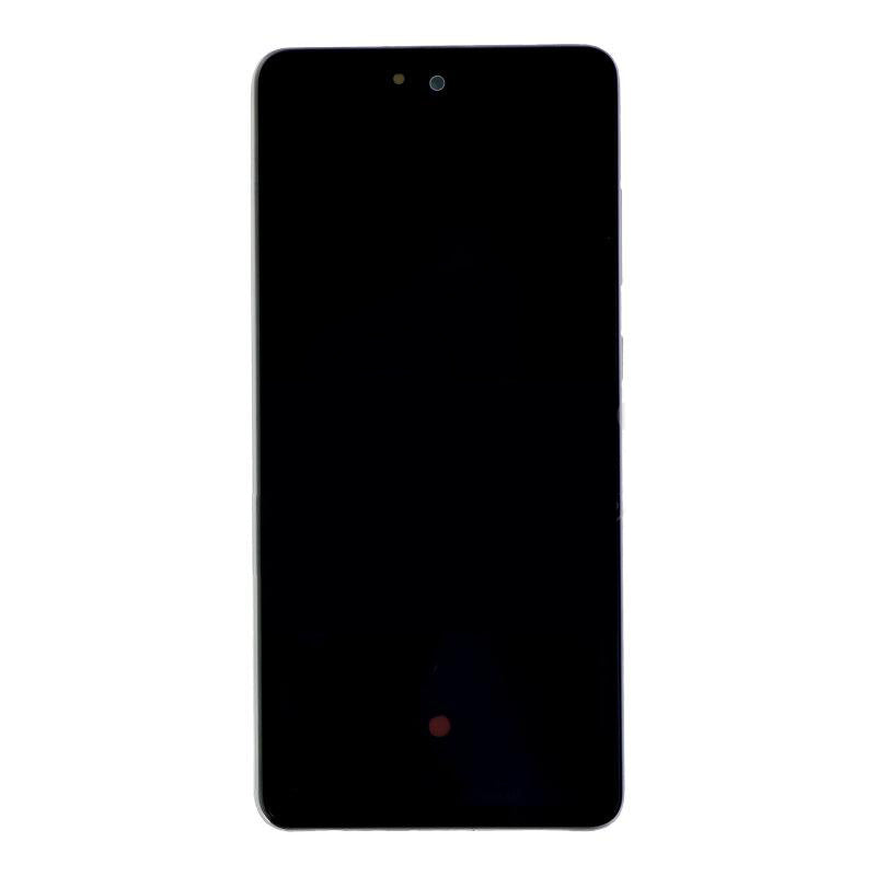 OEM Screen Replacement with Frame for Samsung Galaxy A72 (Silver)