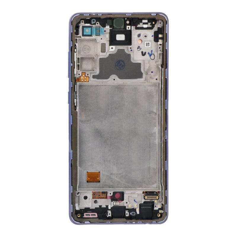 OEM Screen Replacement with Frame for Samsung Galaxy A72 (Purple)