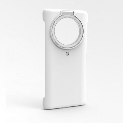 Phone Case with Fill Light Circle for Huawei Mate 40 Pro White