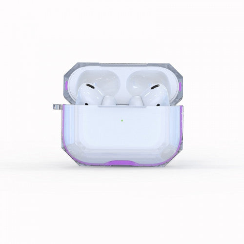 Transparent Case Purple For AirPods Pro