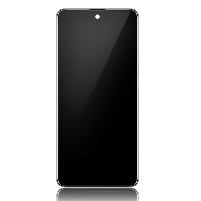 Original Screen Replacement with Frame for Samsung Galaxy A51 Black