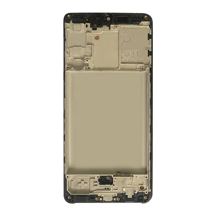 Original Screen Replacement with Frame for Samsung Galaxy A31 Black