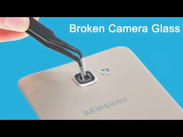 How to replace Galaxy A9(2016) cracked camera glass lens in two ways?