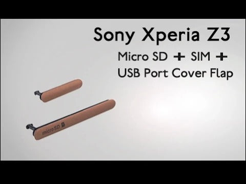 Sony Xperia Z3 USB Port Cover + SD/SIM Flap Replacement