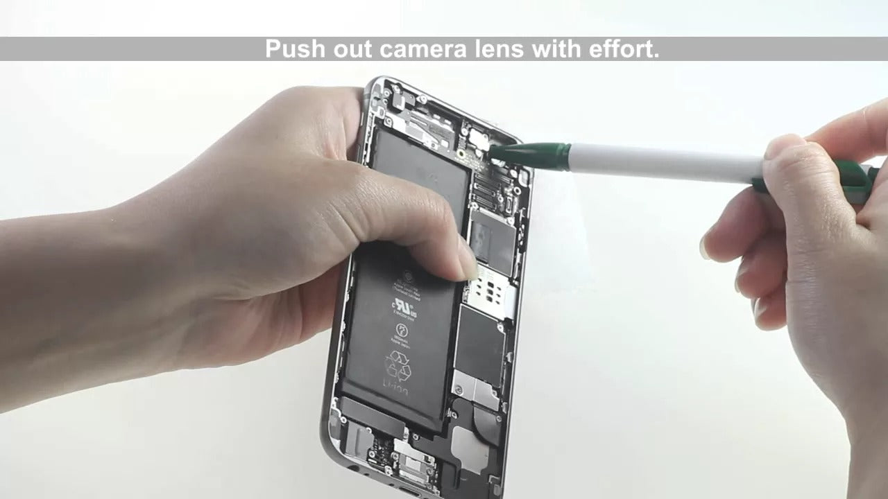 How to replace scratched/ cracked iPhone 6 Camera lens? -  Replacement Tutorial