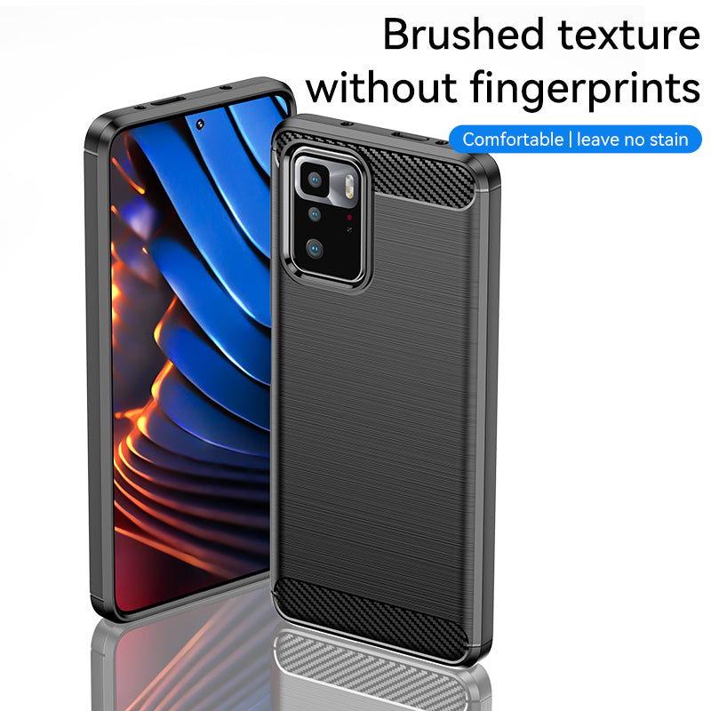 Brushed Silicone Phone Case For Redmi Note10 Pro 5G(China)