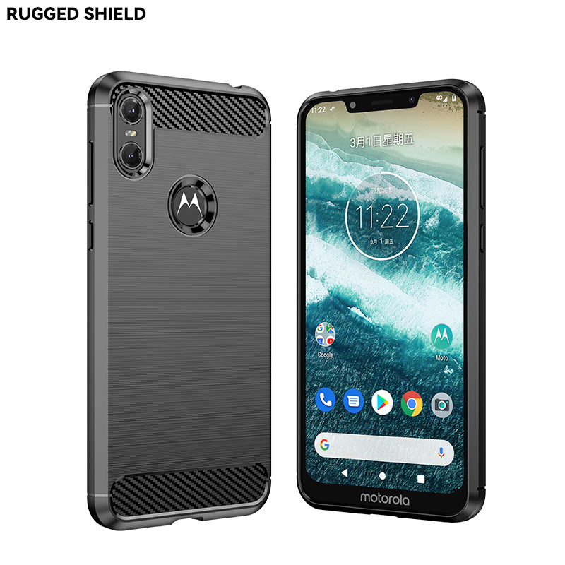 Brushed Silicone Phone Case For Motorola Moto One