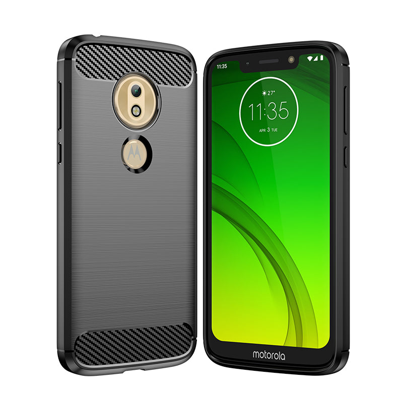 Brushed Silicone Phone Case For Motorola Moto G7 Play Eurasian Edition