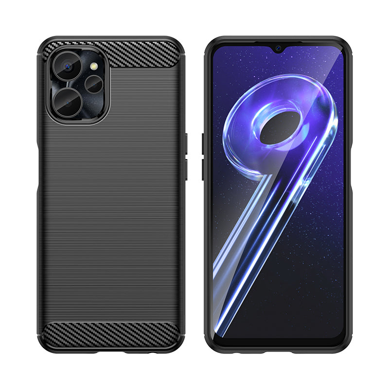 Brushed Silicone Phone Case For Realme Q5X 5G