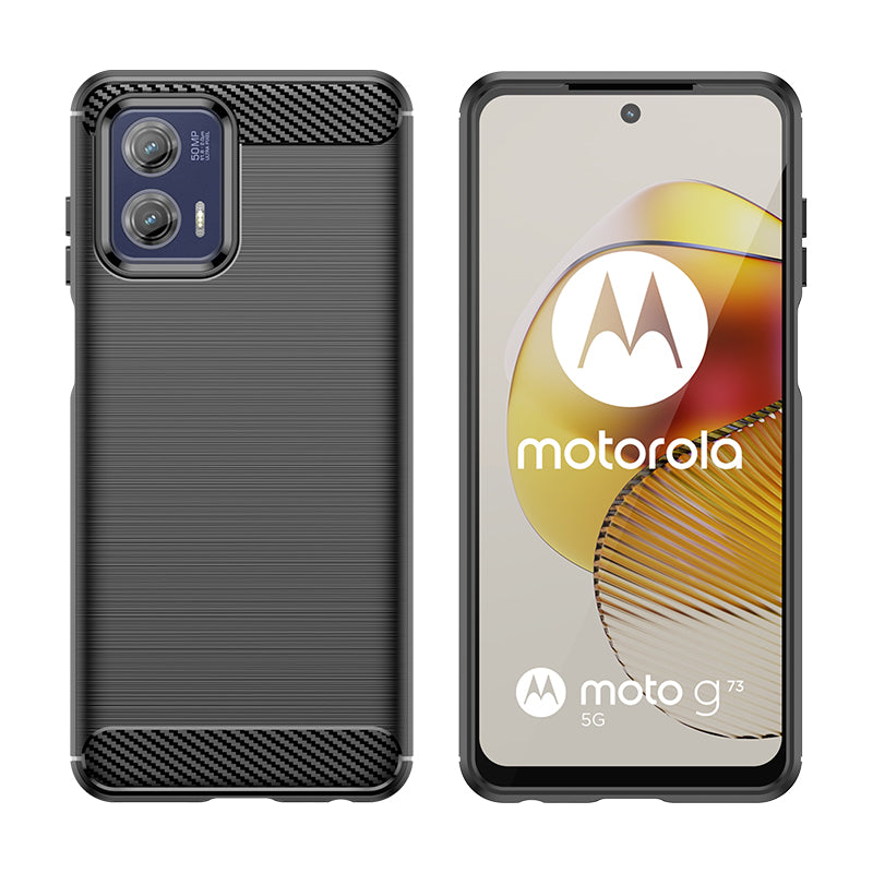 Brushed Silicone Phone Case For Motorola Moto  G73