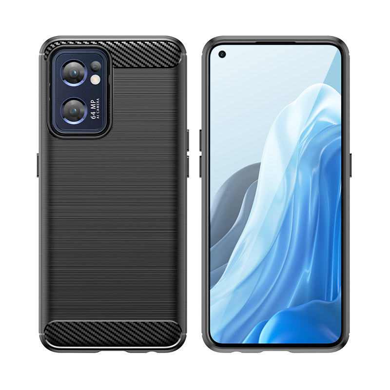 Brushed Silicone Phone Case For OPPO Reno7 5G (Global)