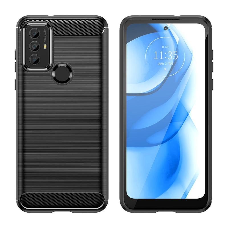 Brushed Silicone Phone Case For Motorola Moto G Play 2023