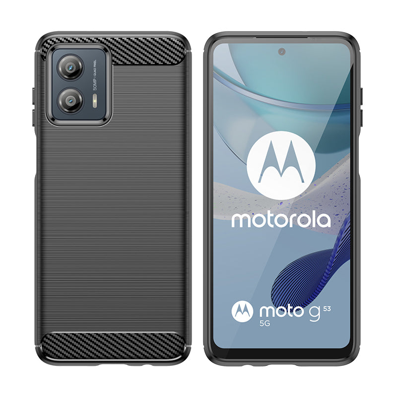 Brushed Silicone Phone Case For Motorola Moto G53 2023