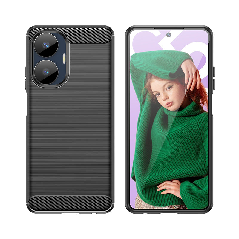 Brushed Silicone Phone Case For Realme C55