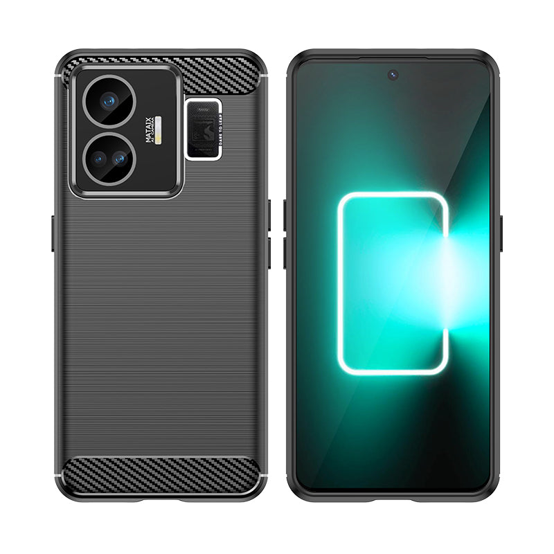 Brushed Silicone Phone Case For Realme GT 3