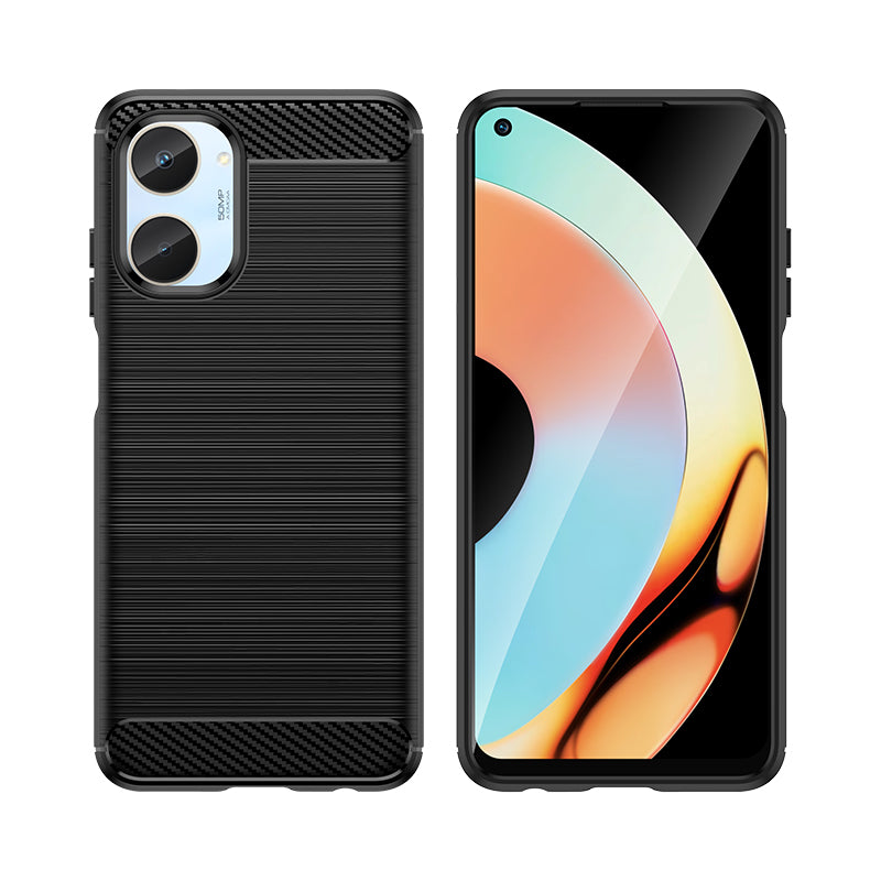 Brushed Silicone Phone Case For Realme 10 4G