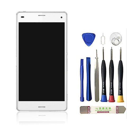 OEM LCD Screen Assembly Replacement for Sony Xperia Z3 Compact White