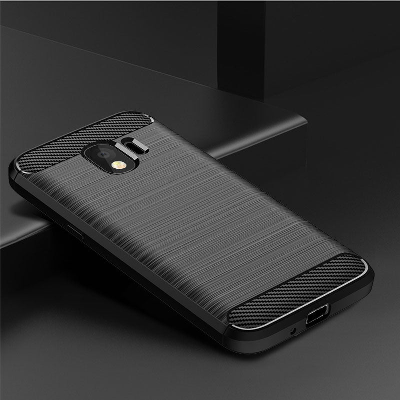 Brushed Silicone Phone Case For Samsung Galaxy J2 Pro 2018