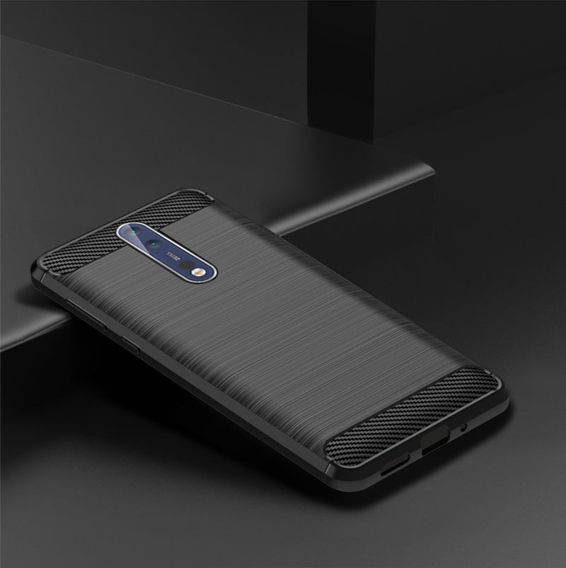 Brushed Silicone Phone Case For Nokia 8