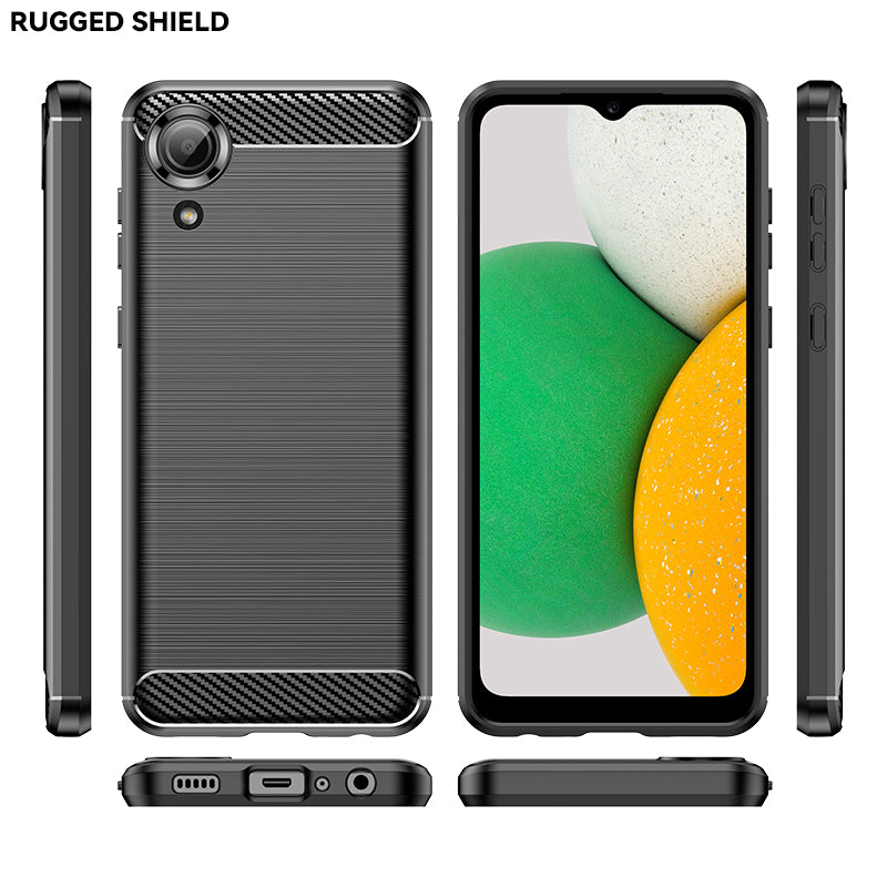Brushed Silicone Phone Case For Samsung Galaxy A03 Core