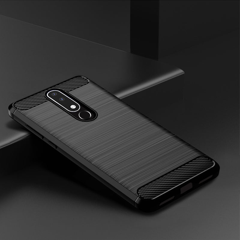 Brushed Silicone Phone Case For Nokia X3