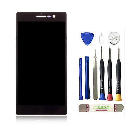 OEM LCD Screen with Digitizer Replacement for Huawei Ascend P7 Black