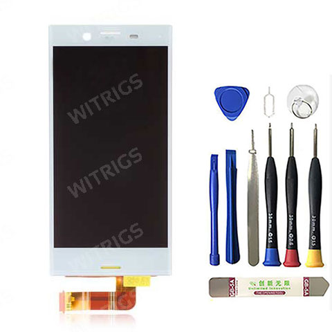 OEM LCD Screen with Digitizer Replacement for Sony Xperia X Compact Mist Blue