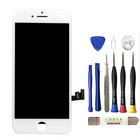 OEM LCD Screen with Digitizer Replacement for iPhone 7 White